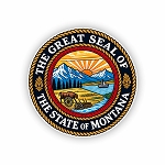 Montana State Seal  Sticker (Peel N' Stick)